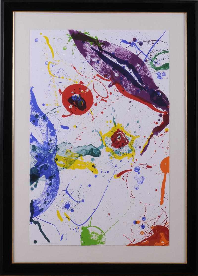 Appraisal: SAM FRANCIS AMERICAN - UNTITLED Lithograph in colors signed dated