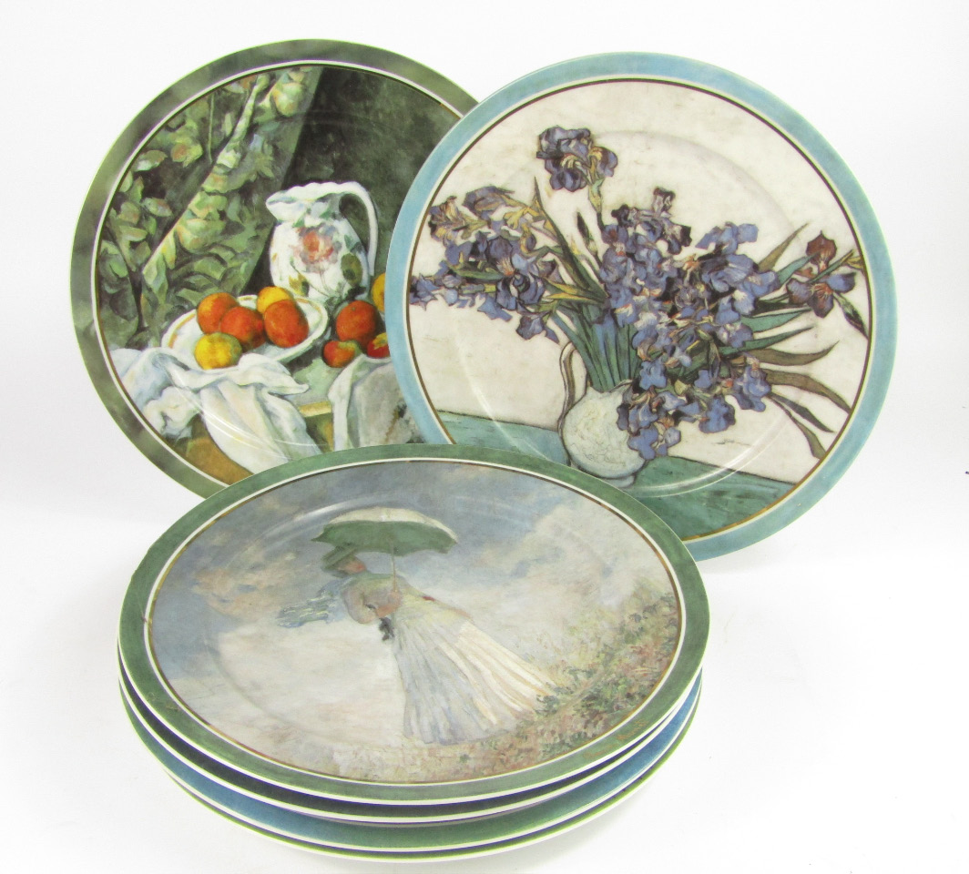 Appraisal: Six Artis Orbis Goebel porcelain plates limited edition decorated after