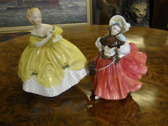 Appraisal: Royal Doulton figure 'The Skater HN high and another 'The