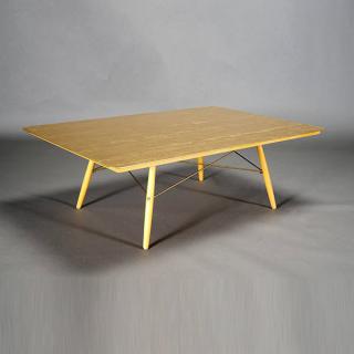 Appraisal: Charles Eames For Herman Miller Anniversary Table Gold Leaf top