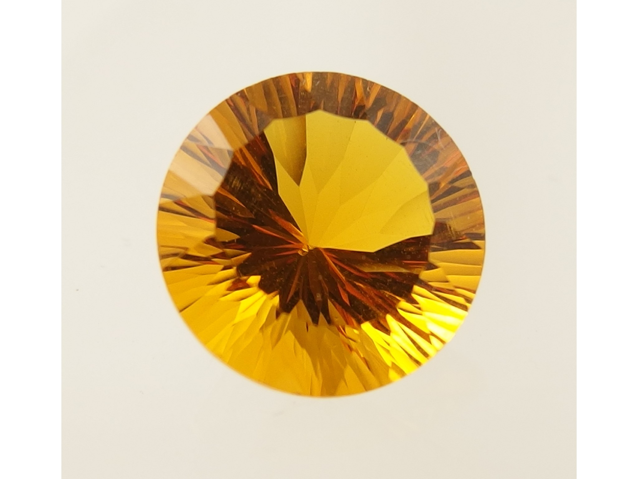 Appraisal: A ct round cut orange citrine