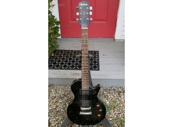 Appraisal: An Epiphone Les Paul Special bolt on neck in black