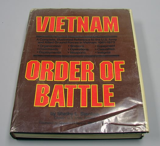 Appraisal: Lot consists of one reference volume Vietnam Order of Battle