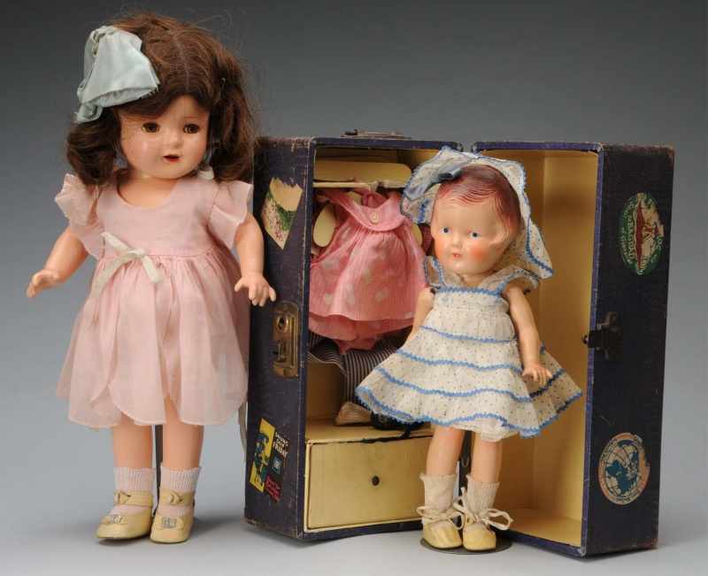 Appraisal: Lot of Arranbee Nancy Composition Dolls Description American Ca s