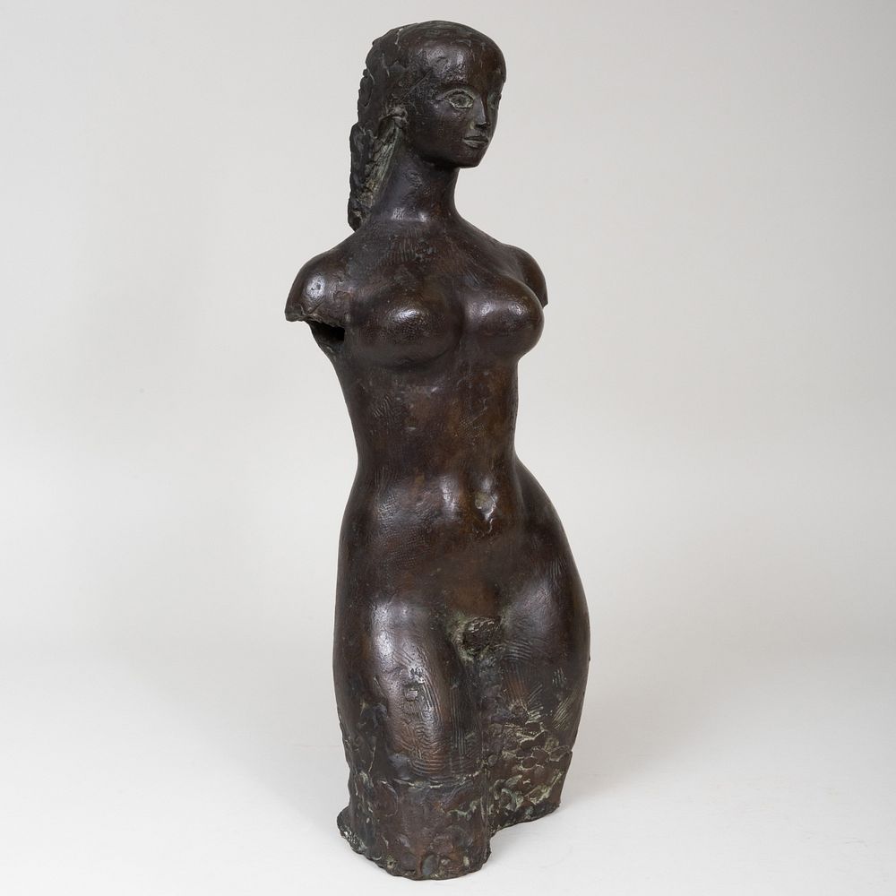 Appraisal: Attributed to Antoniucci Volti - Figure Bronze signed 'Volti' lower