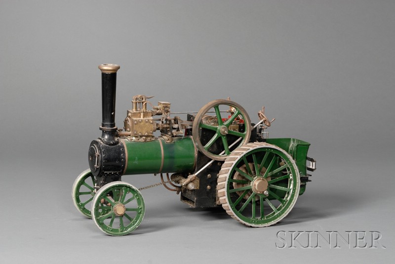 Appraisal: Working Model of a Steam Traction Engine England late th