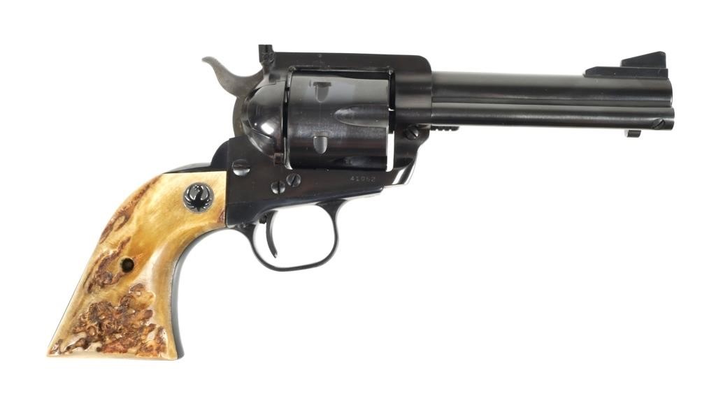 Appraisal: Ruger Blackhawk Revolver Barrel measures Serial Finish grips have light