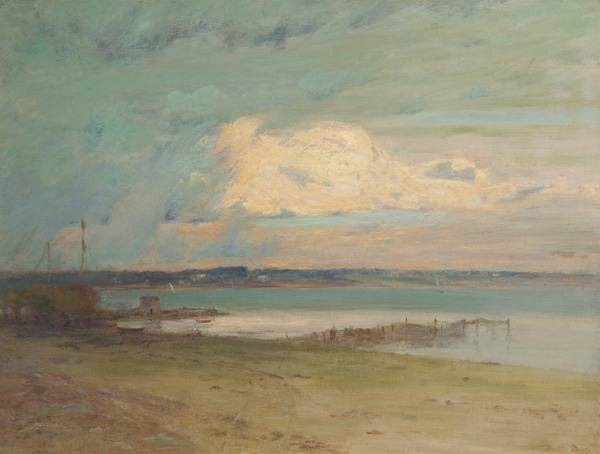 Appraisal: CLARK WALTER American - ''Coast of Connecticut'' oil on canvas