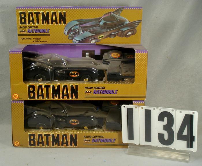 Appraisal: Lot of radio controlled Batman Batmobiles both in original packaging