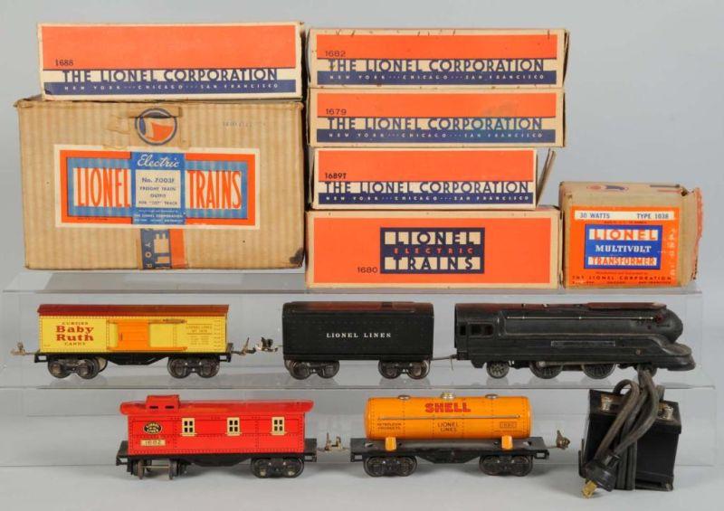 Appraisal: Lionel Outfit No F O-Gauge Freight Set OB Description Includes