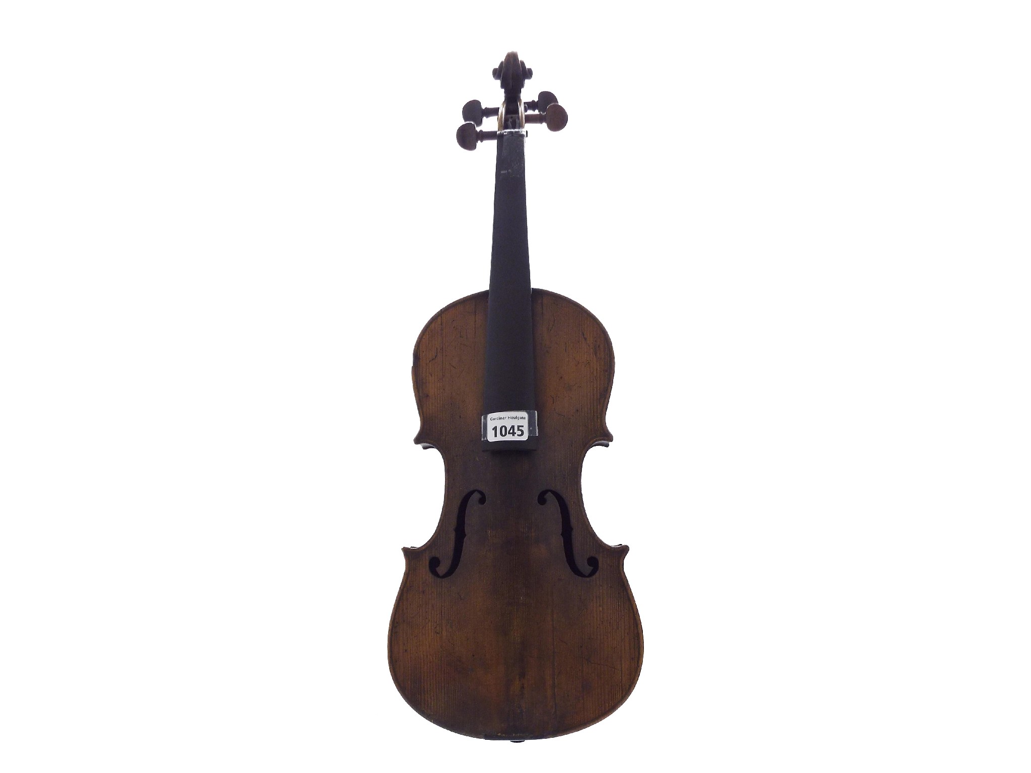 Appraisal: German violin of the Schweitzer School stamped Piotti Montebello to