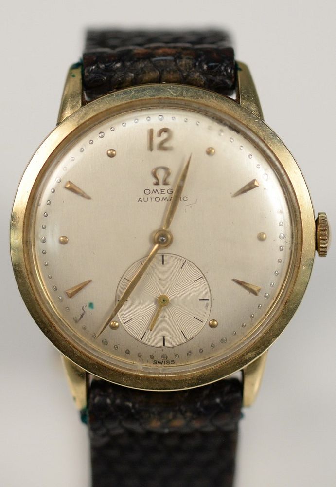 Appraisal: Omega Automatic Wadsworth Karat Gold Men's Wristwatch with an Omega