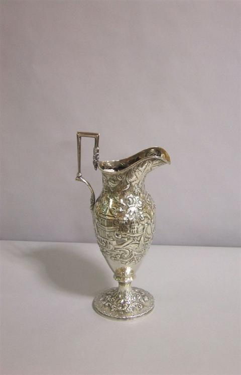 Appraisal: SAMUEL KIRK SILVER JUG Impressed Saml Kirk SK oz Assayer's