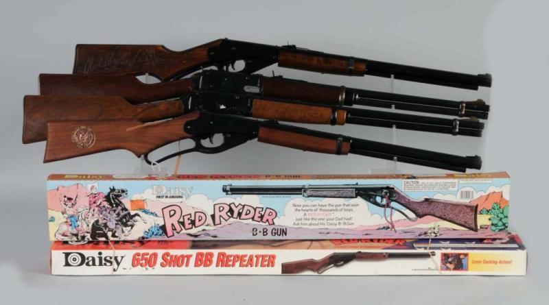 Appraisal: Lot of BB Gun Toys Description Includes two Daisy Red