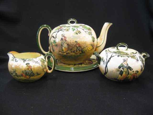 Appraisal: Royal Doulton Tea Set ''The Gleaners'' from series ''Old English