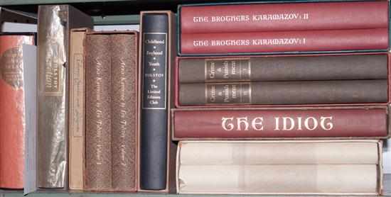 Appraisal: Fine Press Illustrated Russian Literature Nine titles principally Limited Editions