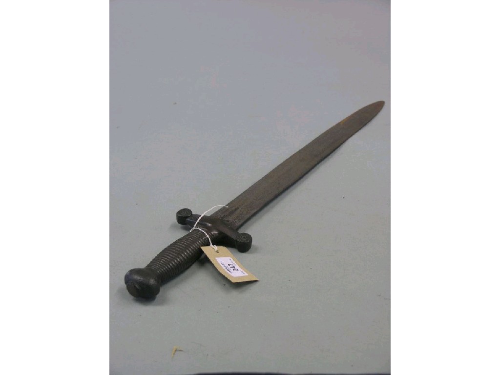 Appraisal: A mid th century French side-arm blade in