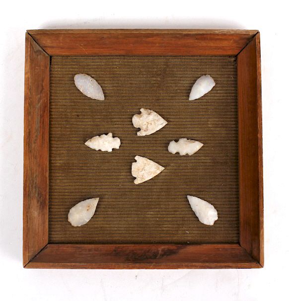 Appraisal: Native American Indian Arrowhead Collection Available in this lot is