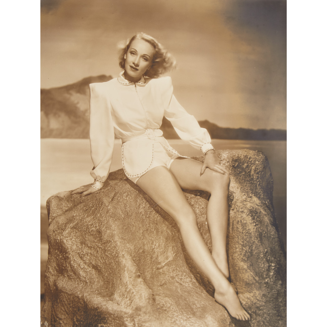 Appraisal: DIETRICH MARLENE Group of eleven vintage photographs by Scotty Welbourne