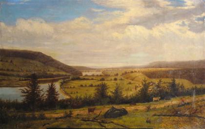 Appraisal: MANNER OF GEORGE INNESS american - LANDSCAPE WITH COWS Bears