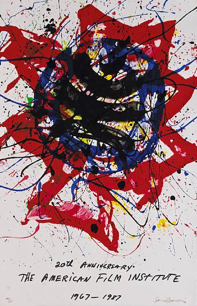 Appraisal: Sam Francis American - A Red Star L P SFS-