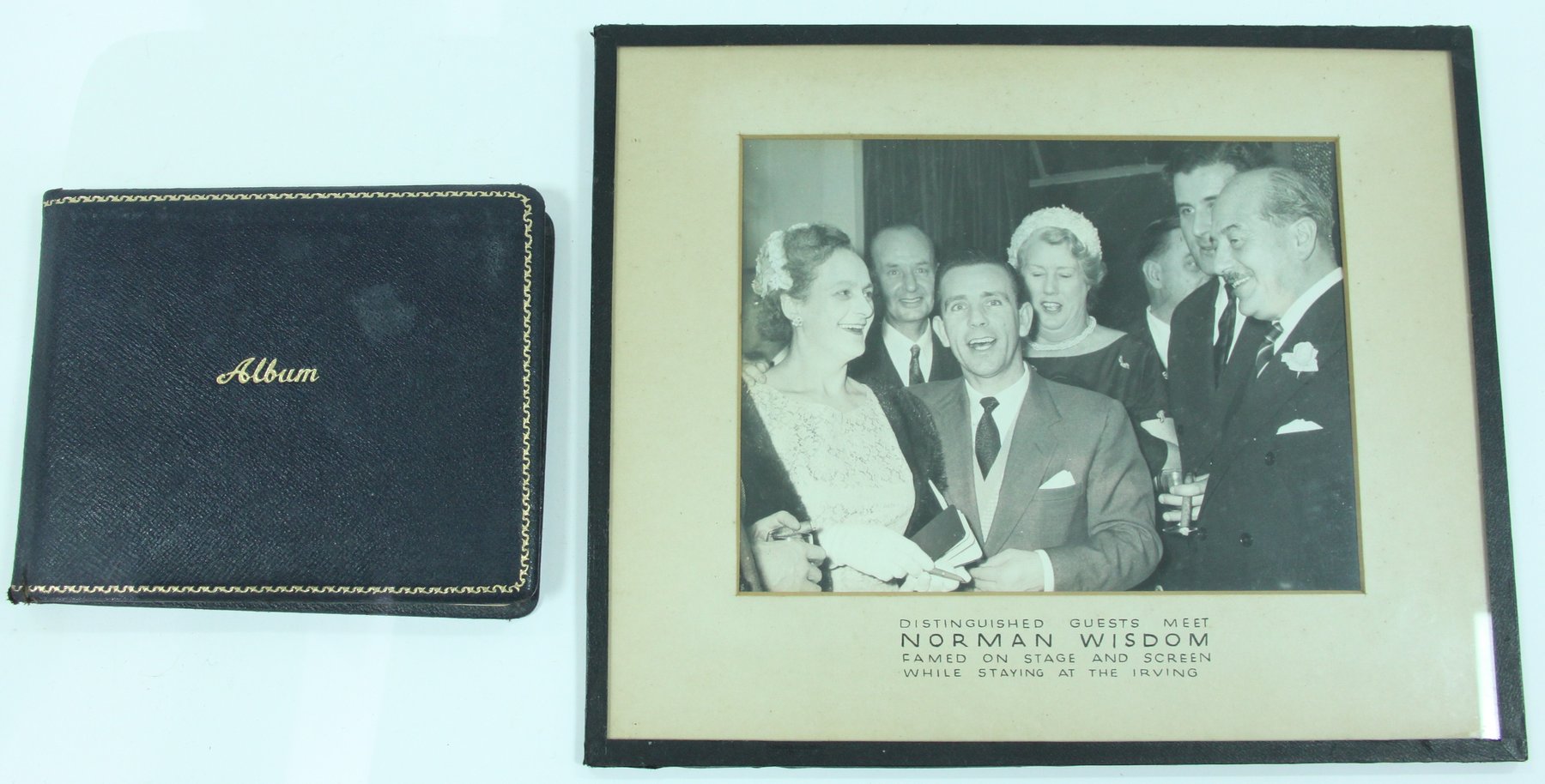 Appraisal: A photograph of Norman Wisdom while staying at the Irving