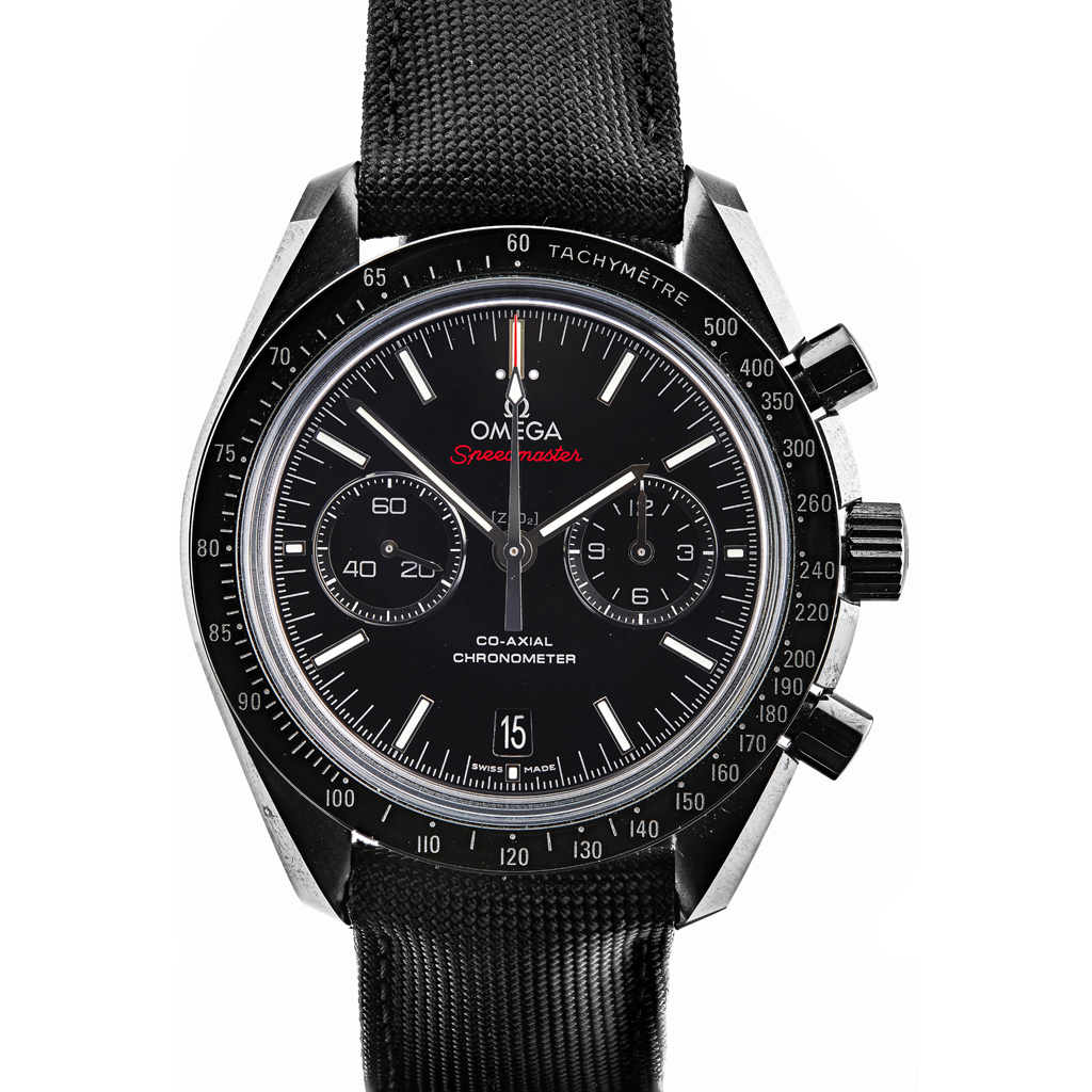 Appraisal: OMEGA - A gentleman's chronograph Speedmaster Co Axial Chronometer- Dark