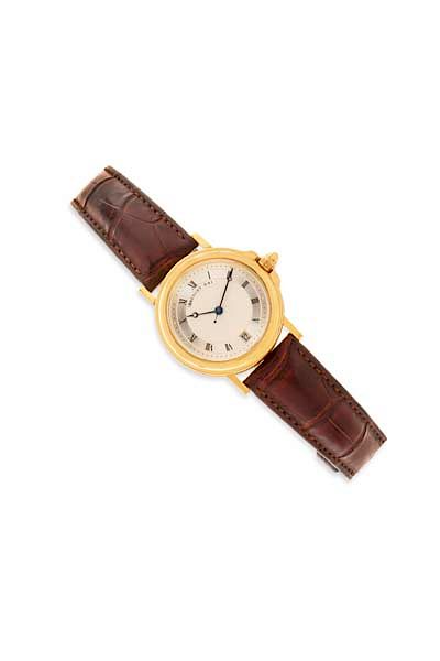 Appraisal: Breguet Horologer de la Marine gold watch Breguet Horologer de