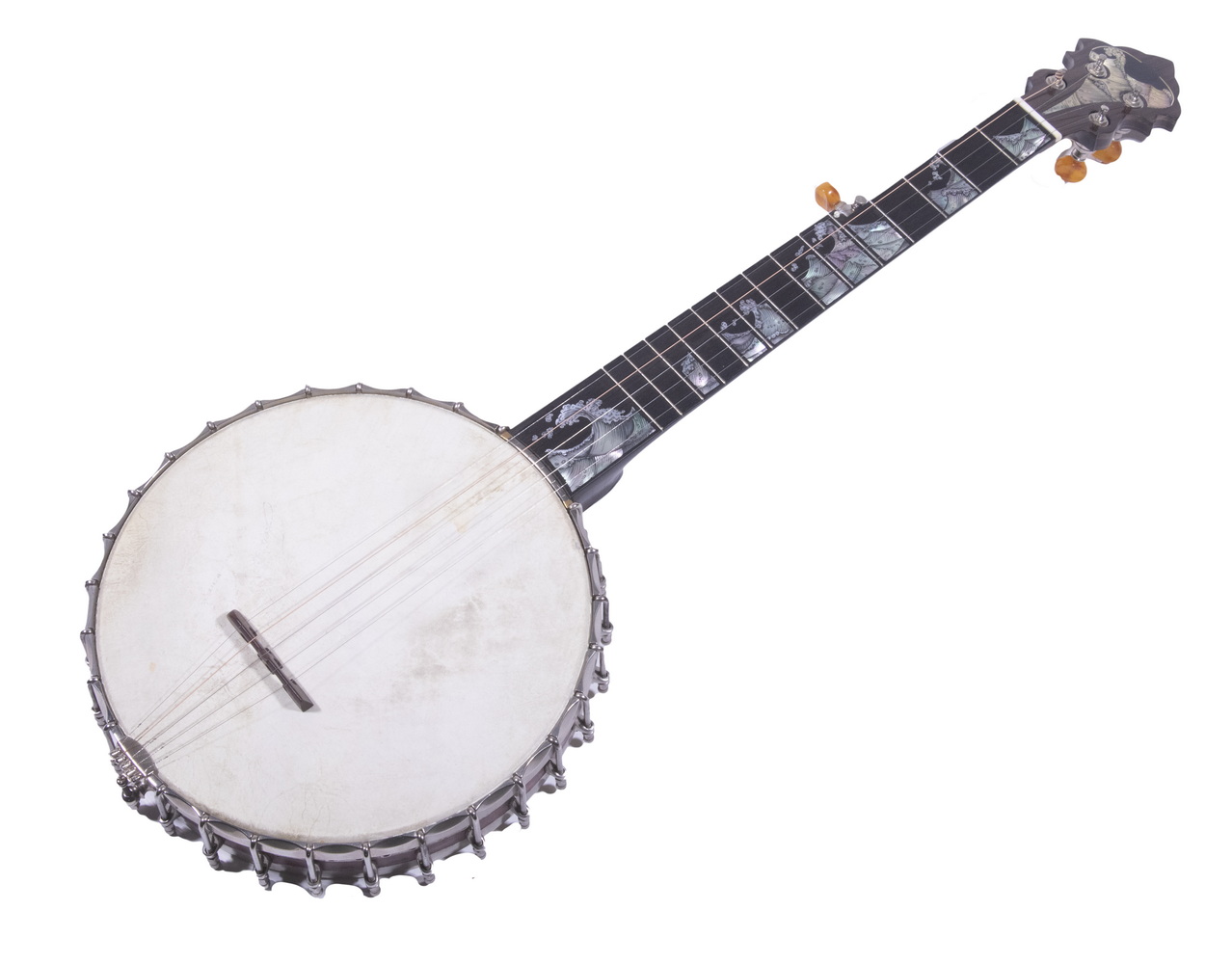 Appraisal: R M ANDERSON -STRING CONVERSION BANJO Serial no the inlaid