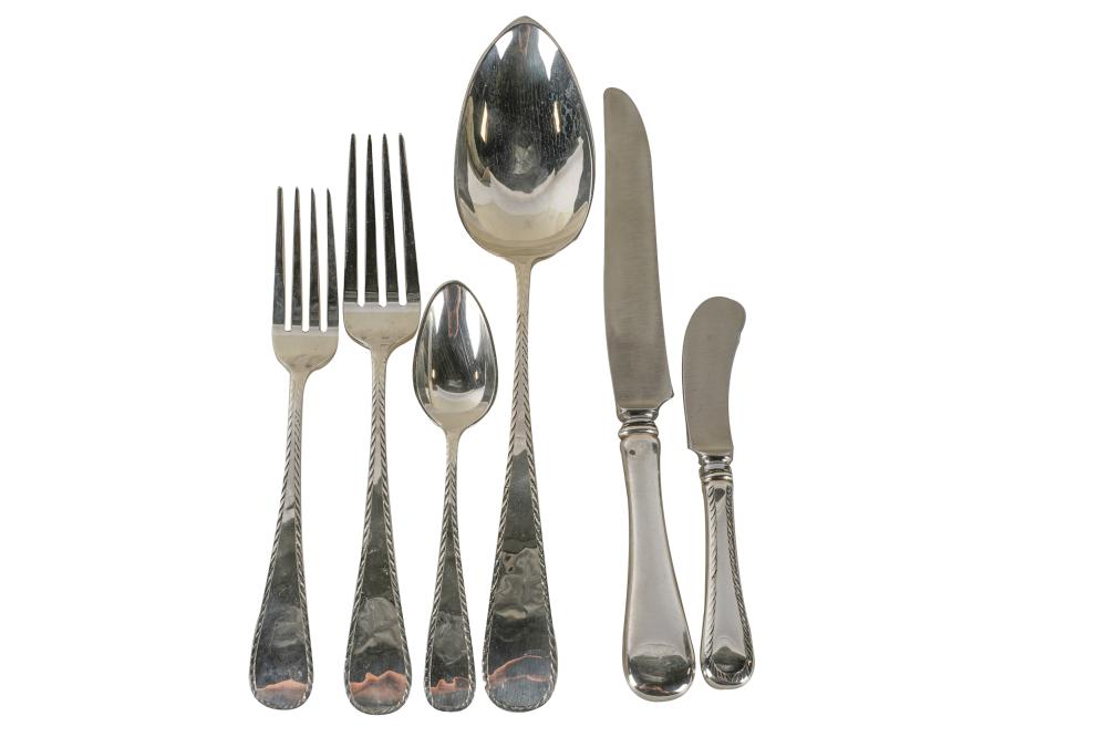 Appraisal: OLD NEWBURY CRAFTERS STERLING FLATWARE SERVICEan assembled set bearing different