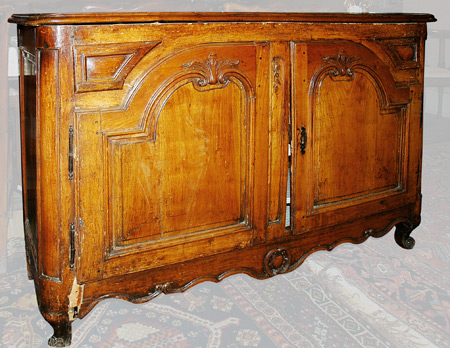 Appraisal: Provincial Louis XV Fruitwood Buffet Estimate -