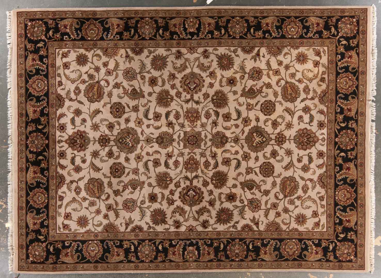 Appraisal: Indo Agra carpet approx x India modern Condition Pet stains