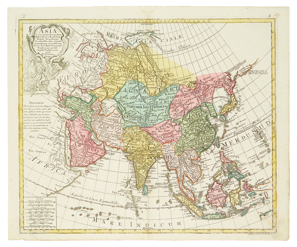 Appraisal: LOTTER TOBIAS CONRAD Asia Concinnata Secundum Observationes Academia Regalis Scientiarum