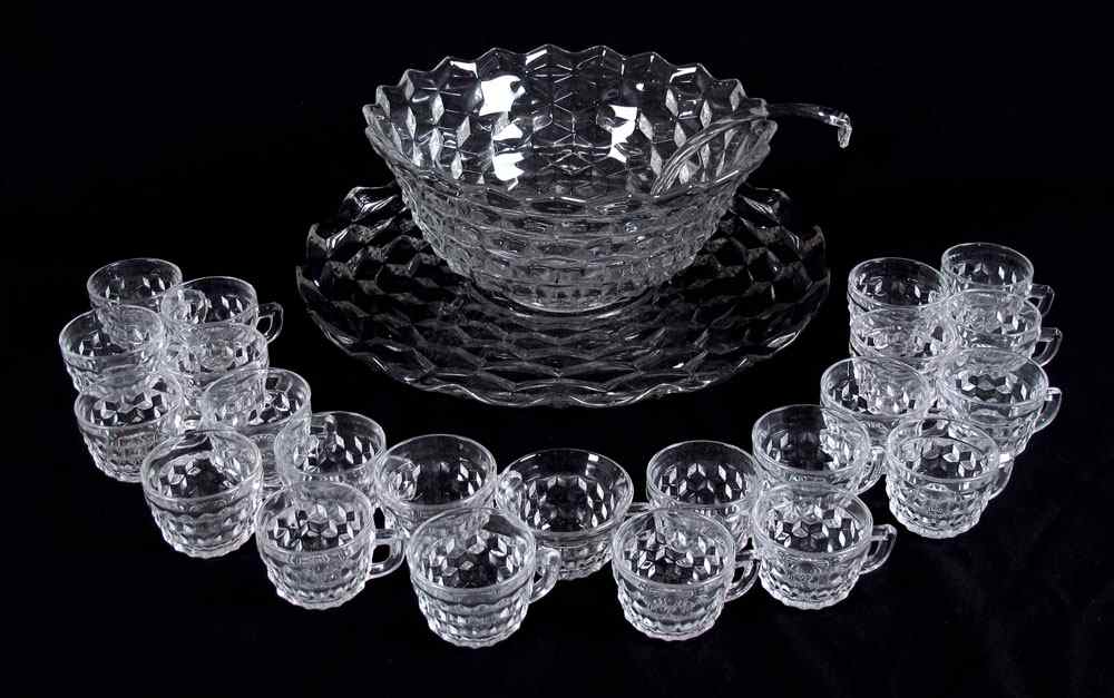 Appraisal: LARGE COLLECTION OF AMERICAN FOSTORIA INCLUDE THE PUNCH BOWL Approx