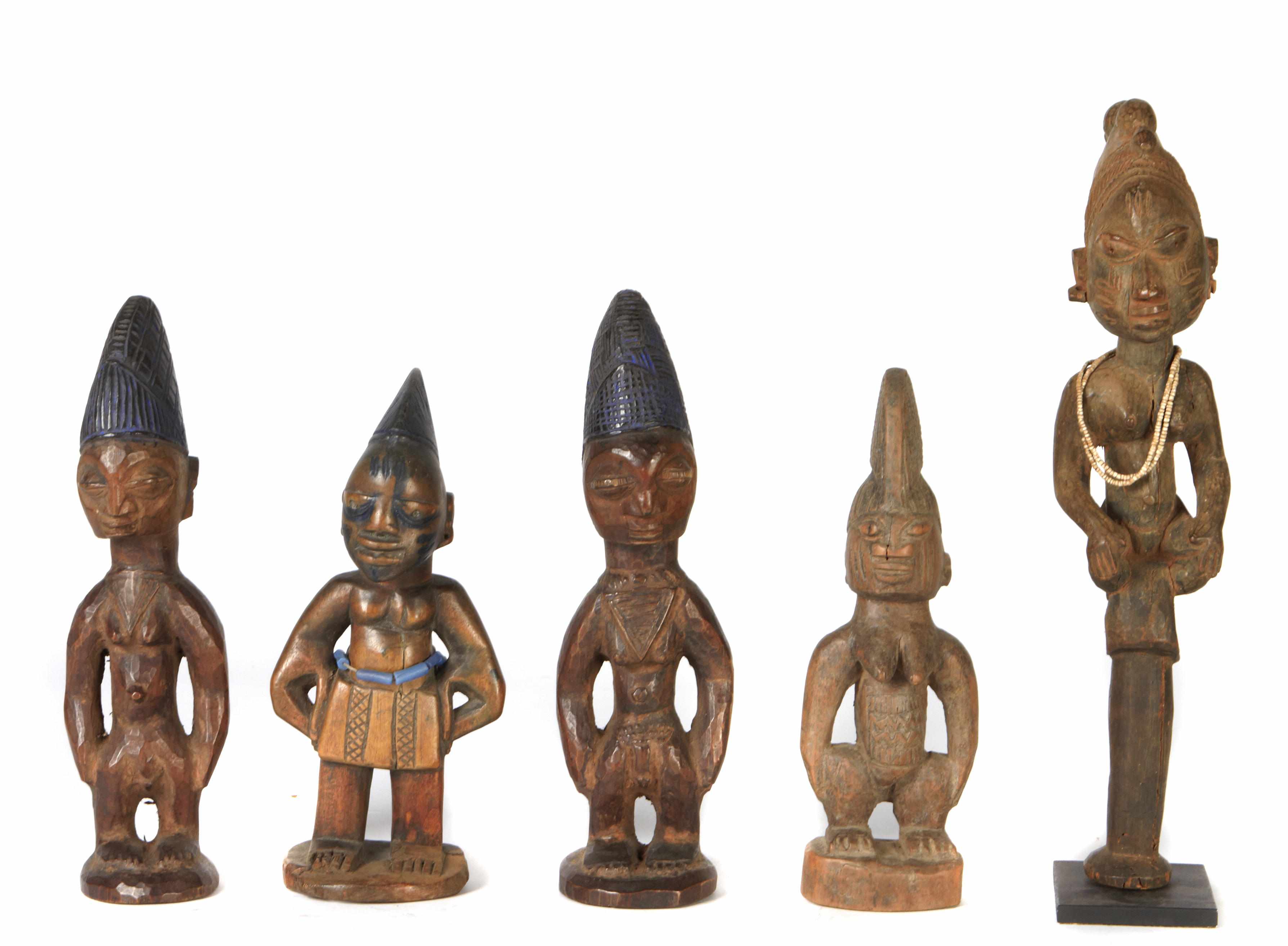 Appraisal: African and Ethnographic Works of Art A group of Yoruba