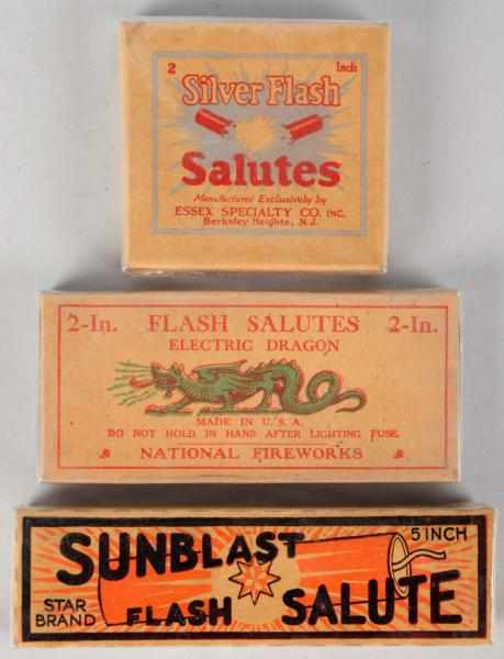 Appraisal: Lot of Firecracker Packs Includes Sunblast Salutes Electric Dragon Salutes