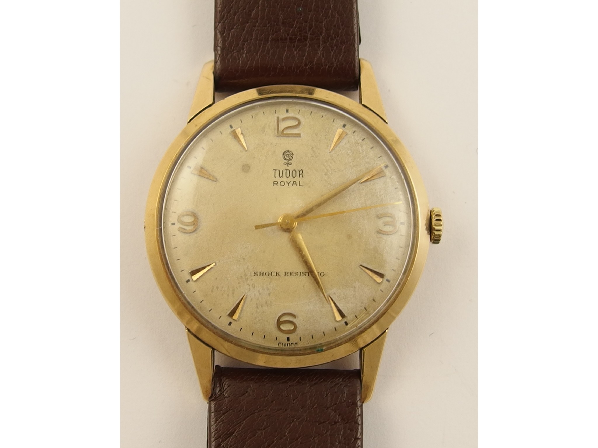 Appraisal: A gents ct gold Tudor Royal watch