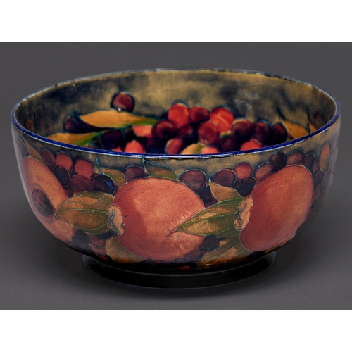 Appraisal: A Moorcroft Pomegranate bowl c - cm diam impressed marks