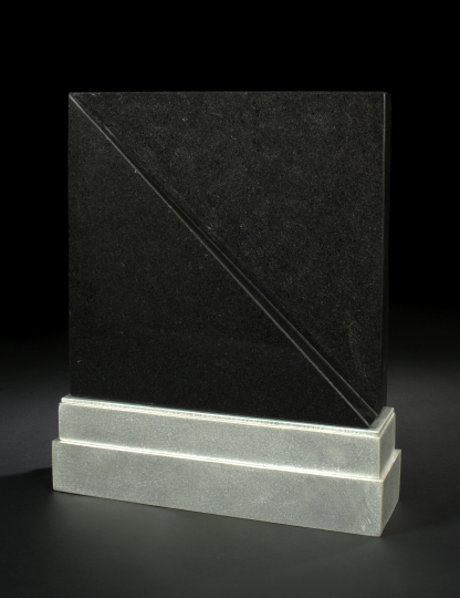 Appraisal: Arthur Silverman American Louisiana b Granite Metropolis carved granite sculpture