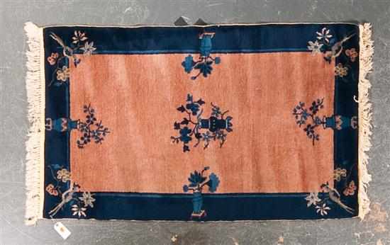 Appraisal: Antique Peking rug China circa approx x Estimate - Slight