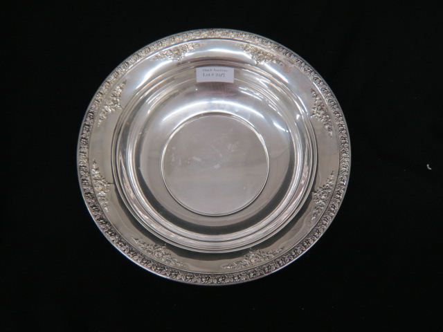 Appraisal: Wallace Normandie Sterling Silver Bowl diameter grams