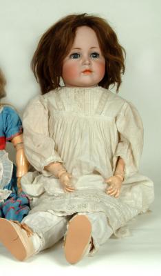 Appraisal: A Simon Halbig K R bisque head character doll with