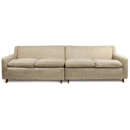 Appraisal: Vladimir Kagan American b Two-Part Sofa Estimate -