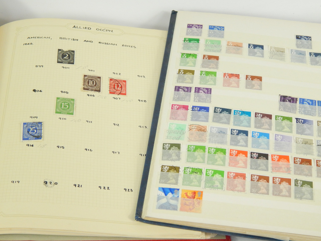 Appraisal: A mixed accumulation of World stamps albums and loose