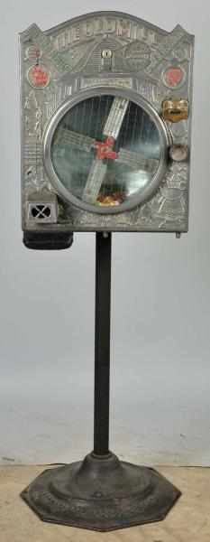 Appraisal: The Old Mill Mutoscope Candy Dispenser Machine Description As-found all