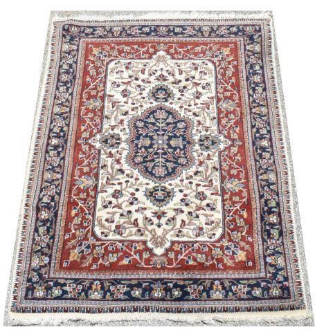 Appraisal: Hand-tied Persian rug approx ' l ' w Provenance From