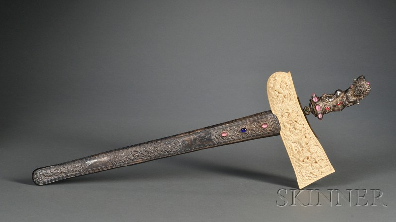 Appraisal: Kris Indonesia Bali probably from Klongkong th century pamor blade