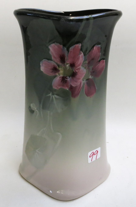 Appraisal: WELLER EOCEAN ART POTTERY VASE artist initialed L M having