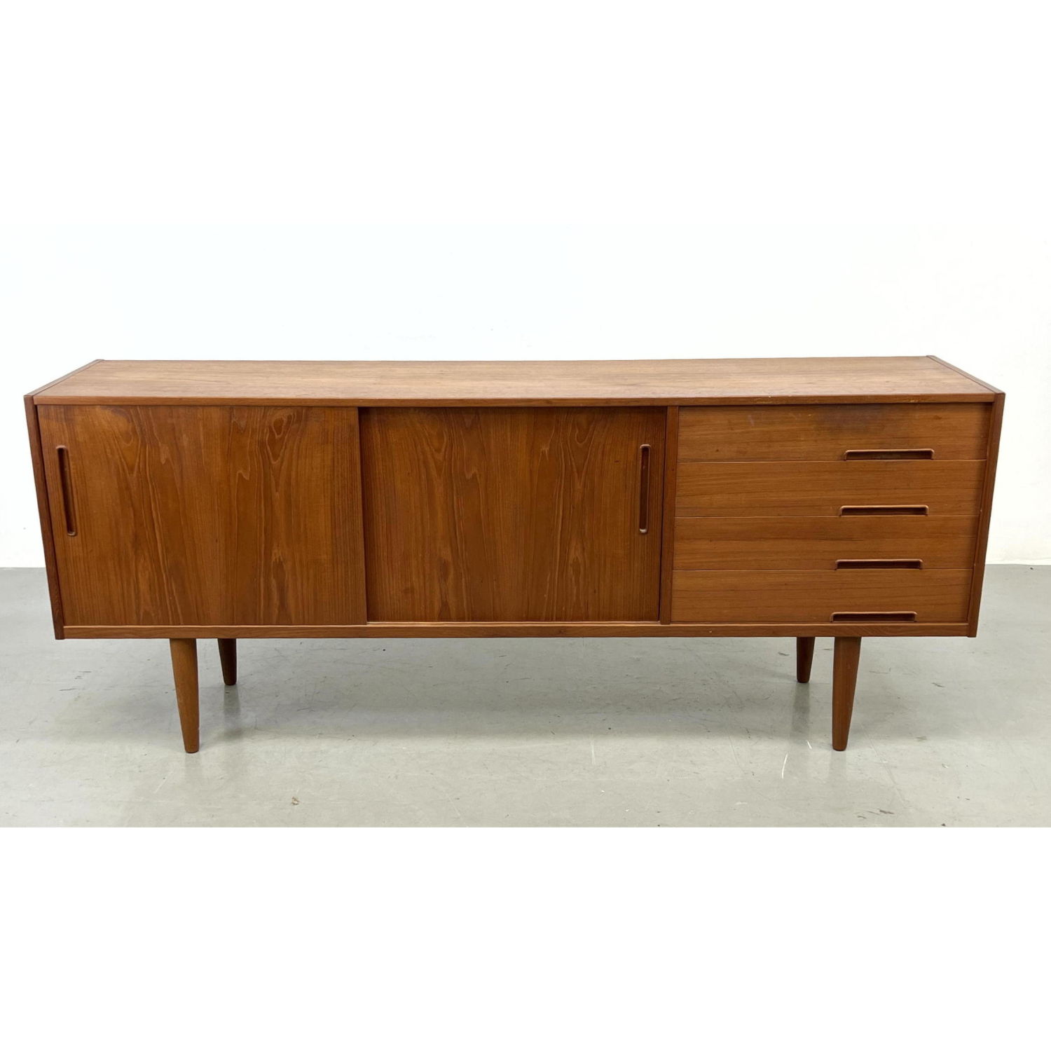 Appraisal: NILS JONSSON Teak Credenza TROEDS Model Trento Made in Sweden