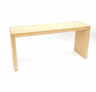 Appraisal: Bamboo Console Table Modern bamboo console table x x Good